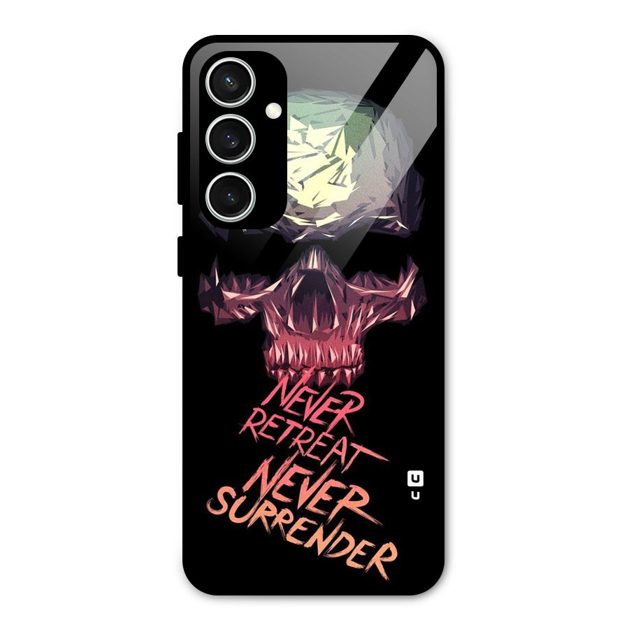 Never Retreat Glass Back Case for Galaxy S23 FE