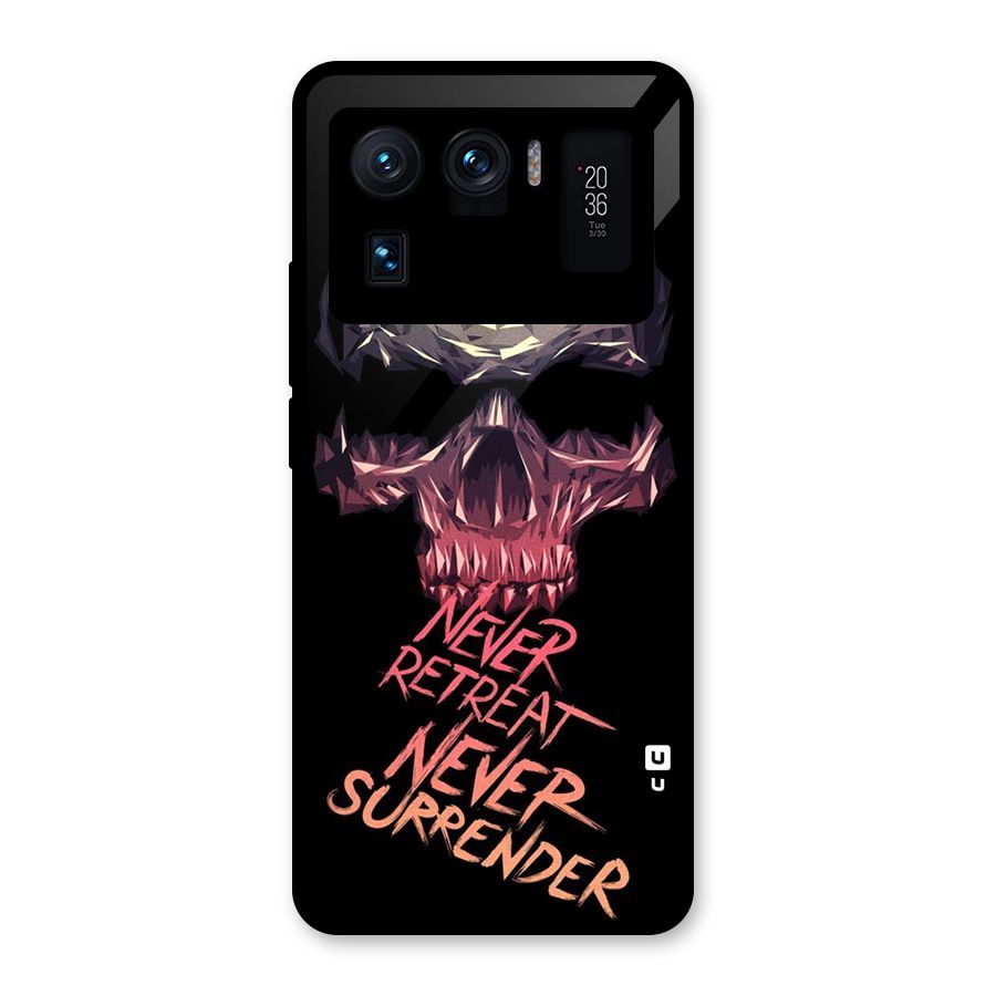 Never Retreat Glass Back Case for Mi 11 Ultra