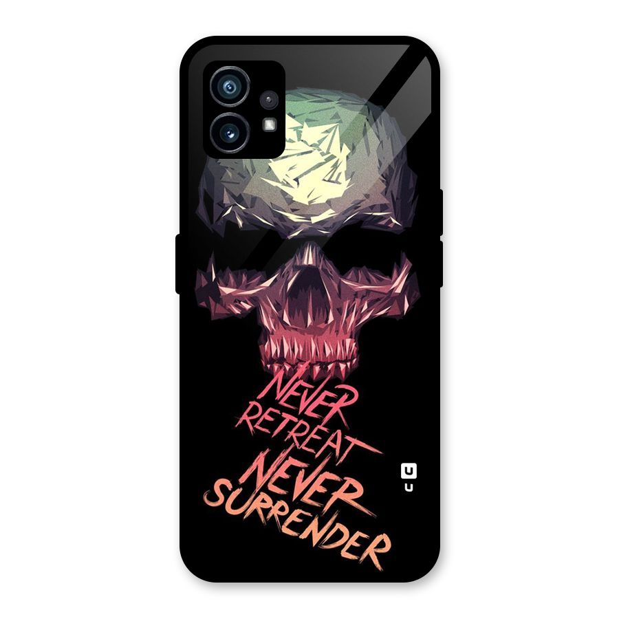 Never Retreat Glass Back Case for Nothing Phone 1