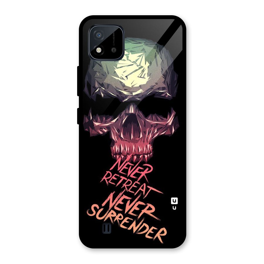 Never Retreat Glass Back Case for Realme C11 2021