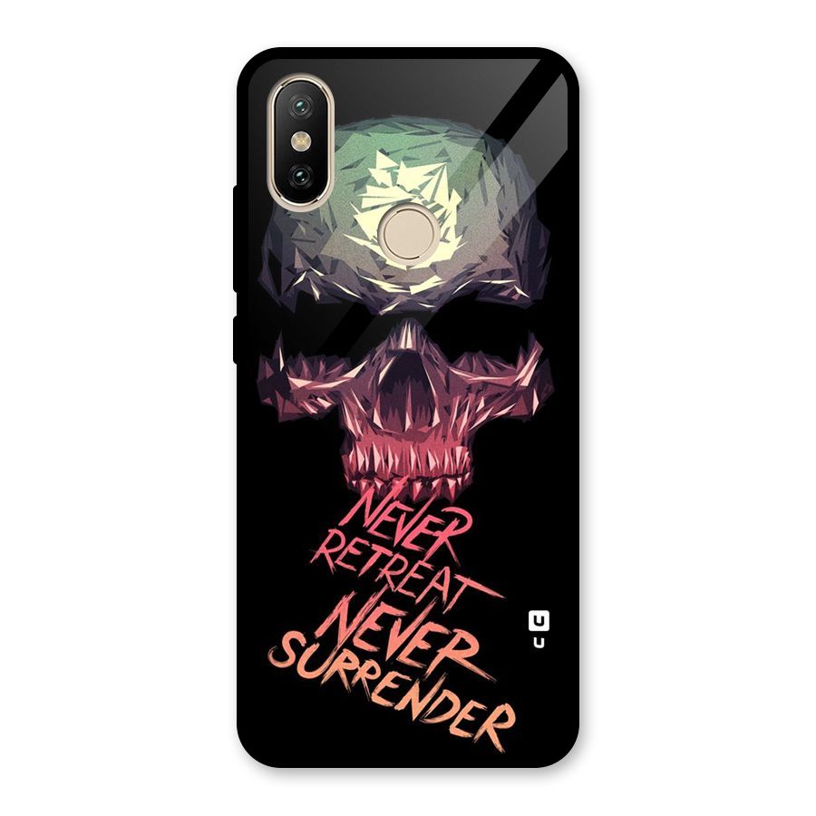 Never Retreat Glass Back Case for Redmi A2