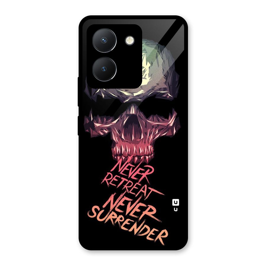 Never Retreat Glass Back Case for Vivo Y36