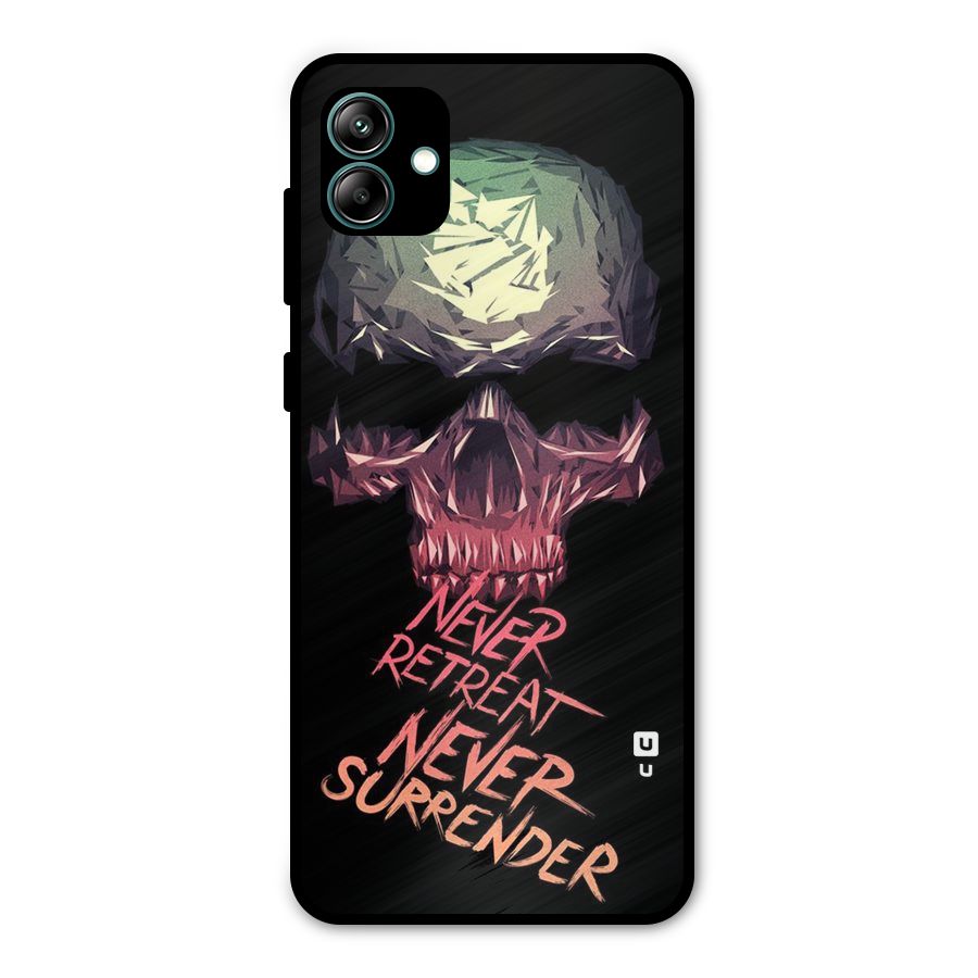 Never Retreat Metal Back Case for Galaxy A04