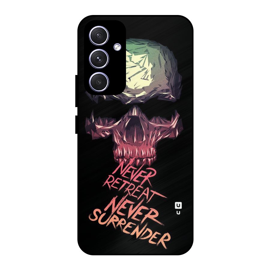 Never Retreat Metal Back Case for Galaxy A54