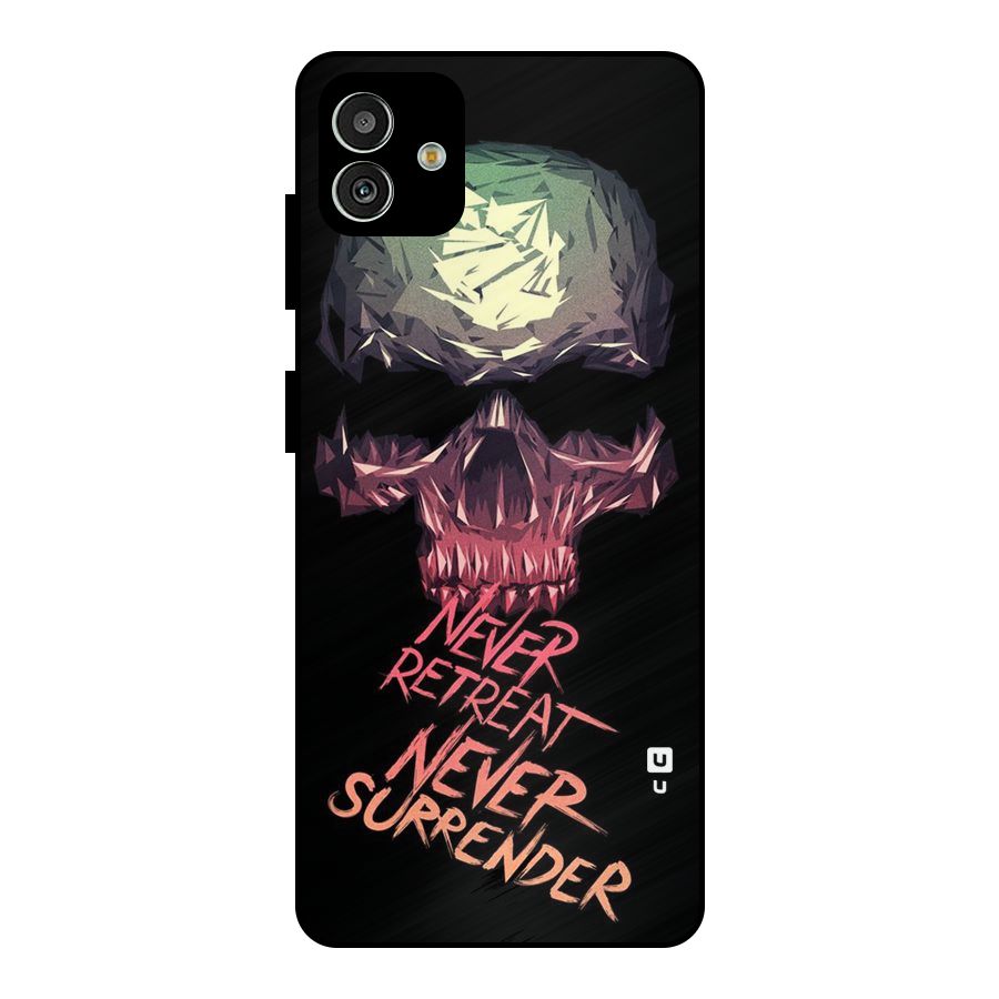 Never Retreat Metal Back Case for Galaxy M13 5G