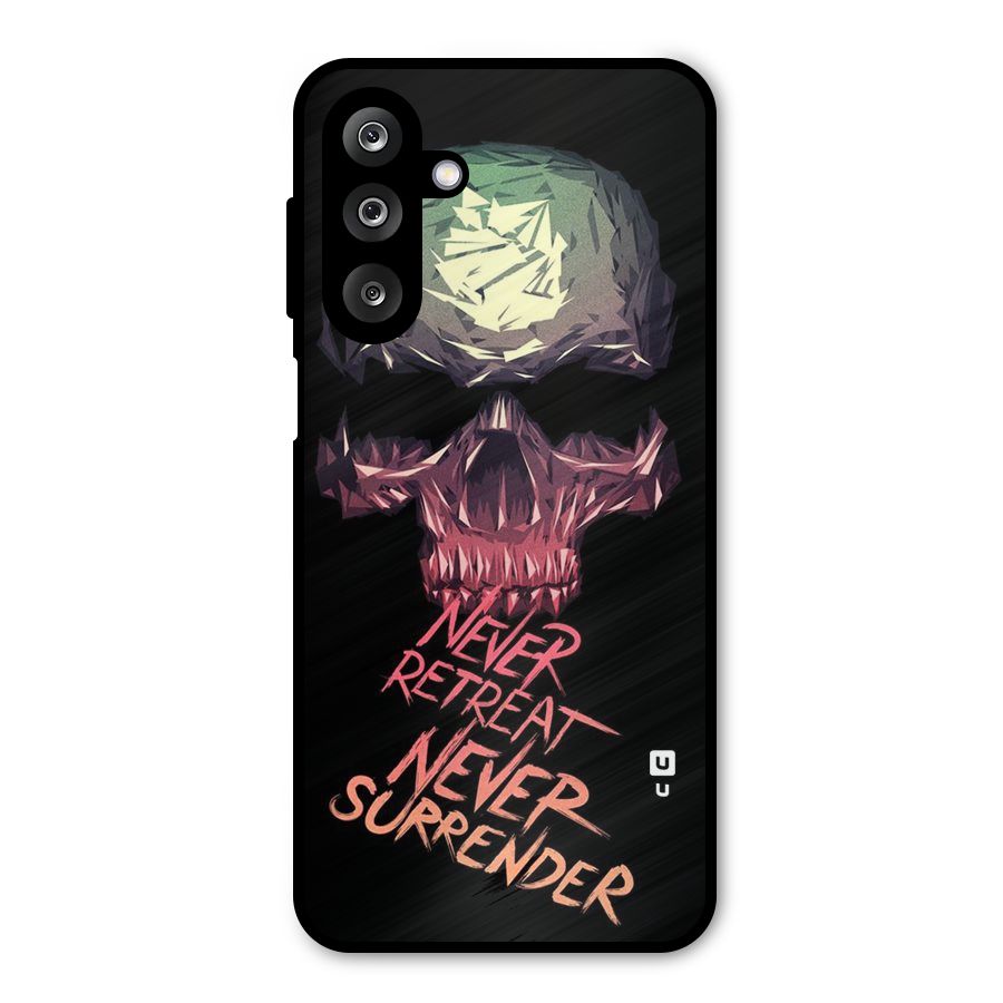 Never Retreat Metal Back Case for Galaxy M36