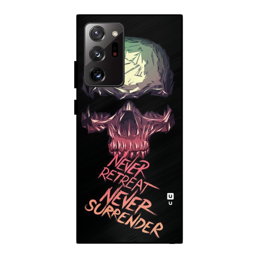 Never Retreat Metal Back Case for Galaxy Note 20 Ultra