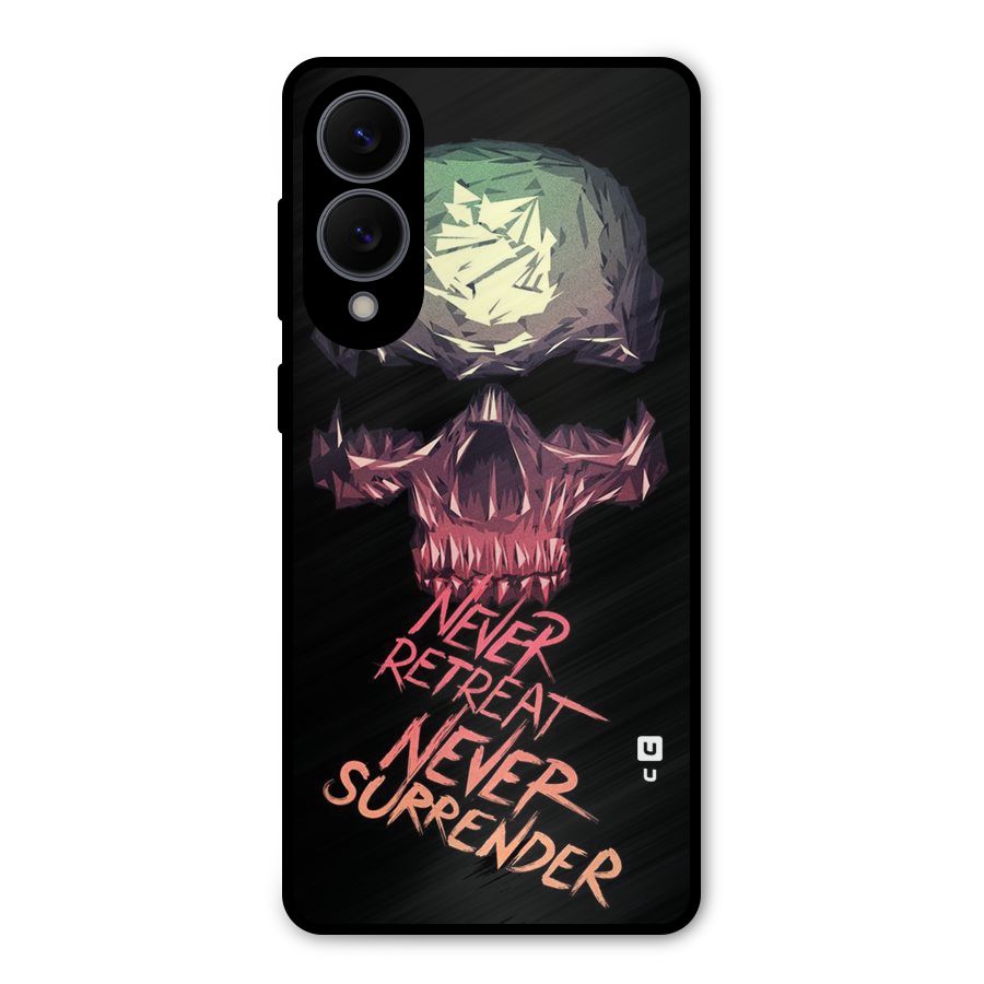 Never Retreat Metal Back Case for Galaxy S25 Edge