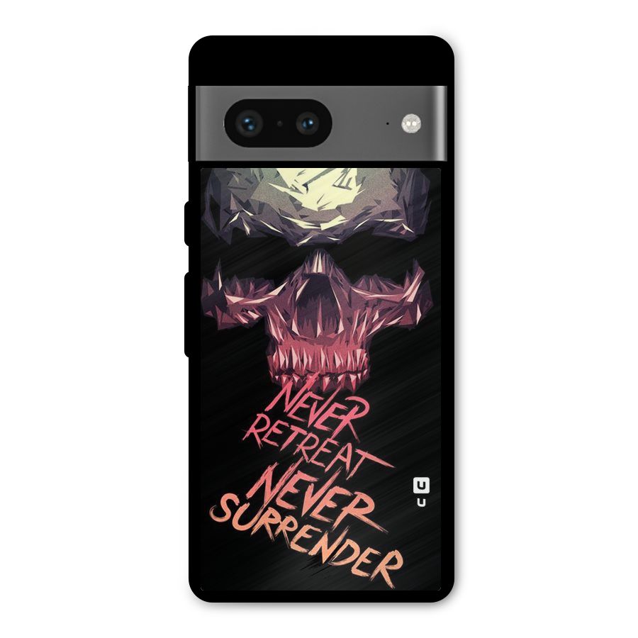 Never Retreat Metal Back Case for Google Pixel 7