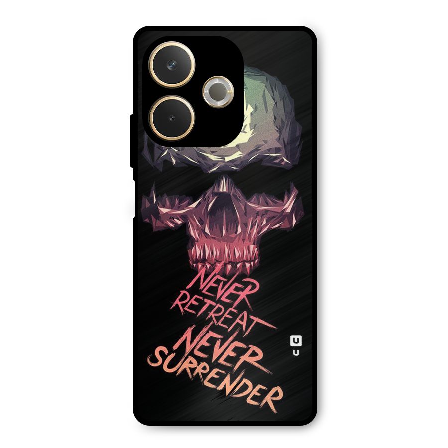 Never Retreat Metal Back Case for Oppo A5 Pro
