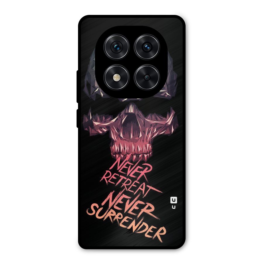 Never Retreat Metal Back Case for Poco X7