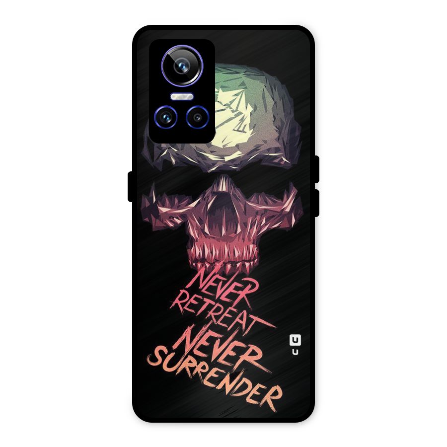 Never Retreat Metal Back Case for Realme GT Neo 3