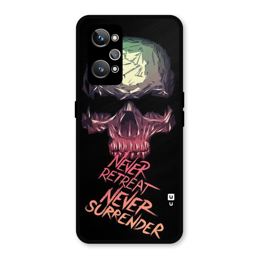 Never Retreat Metal Back Case for Realme GT Neo 3T