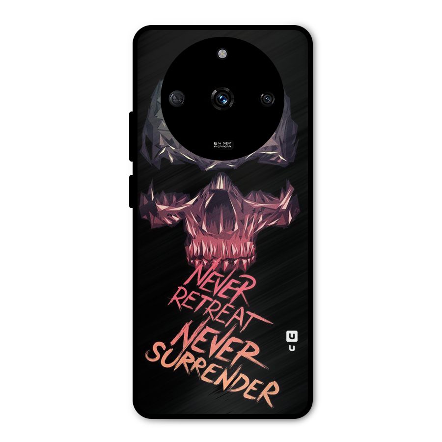 Never Retreat Metal Back Case for Realme Narzo 60 5G