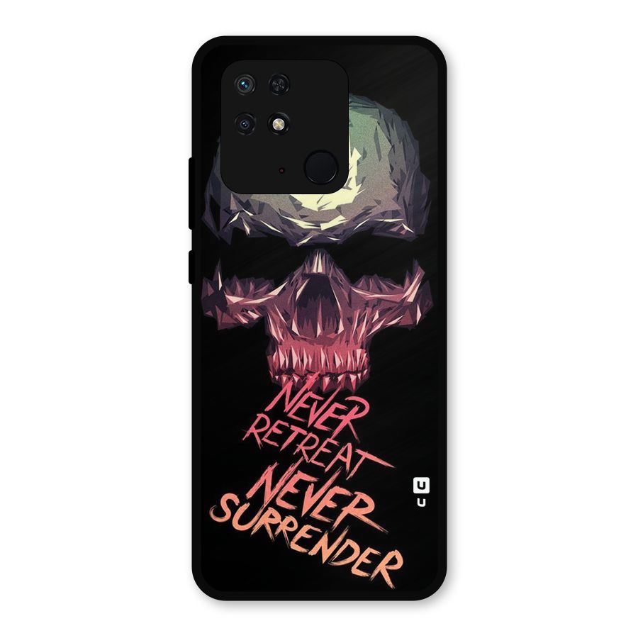Never Retreat Metal Back Case for Redmi 10 Power