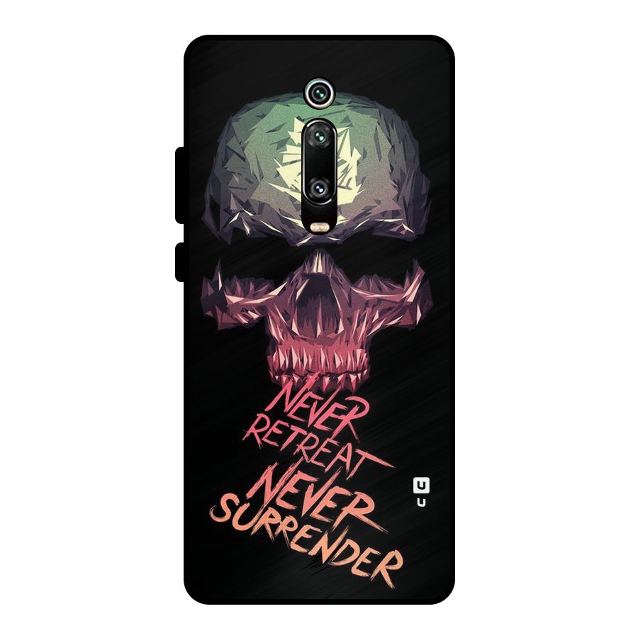 Never Retreat Metal Back Case for Redmi K20