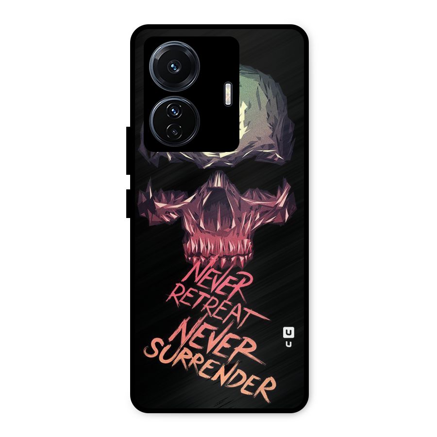 Never Retreat Metal Back Case for Vivo T1 Pro