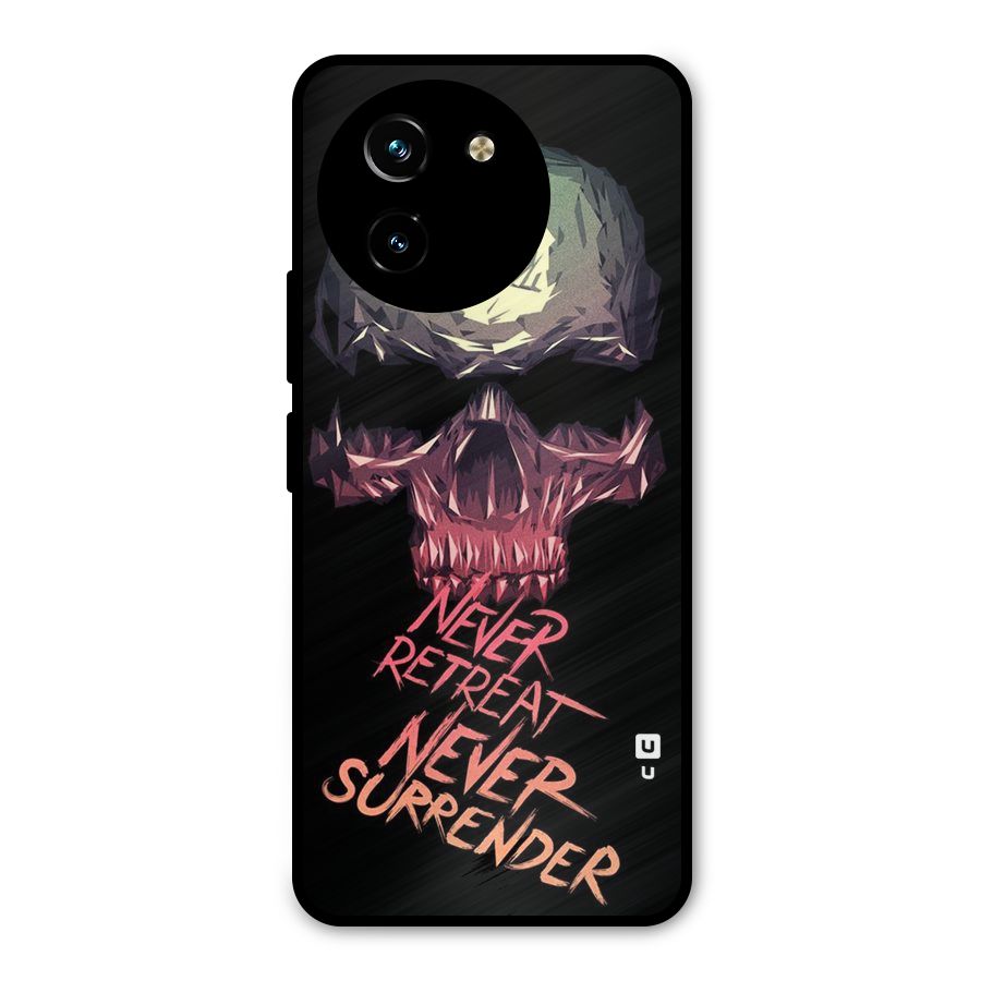 Never Retreat Metal Back Case for Vivo T3x