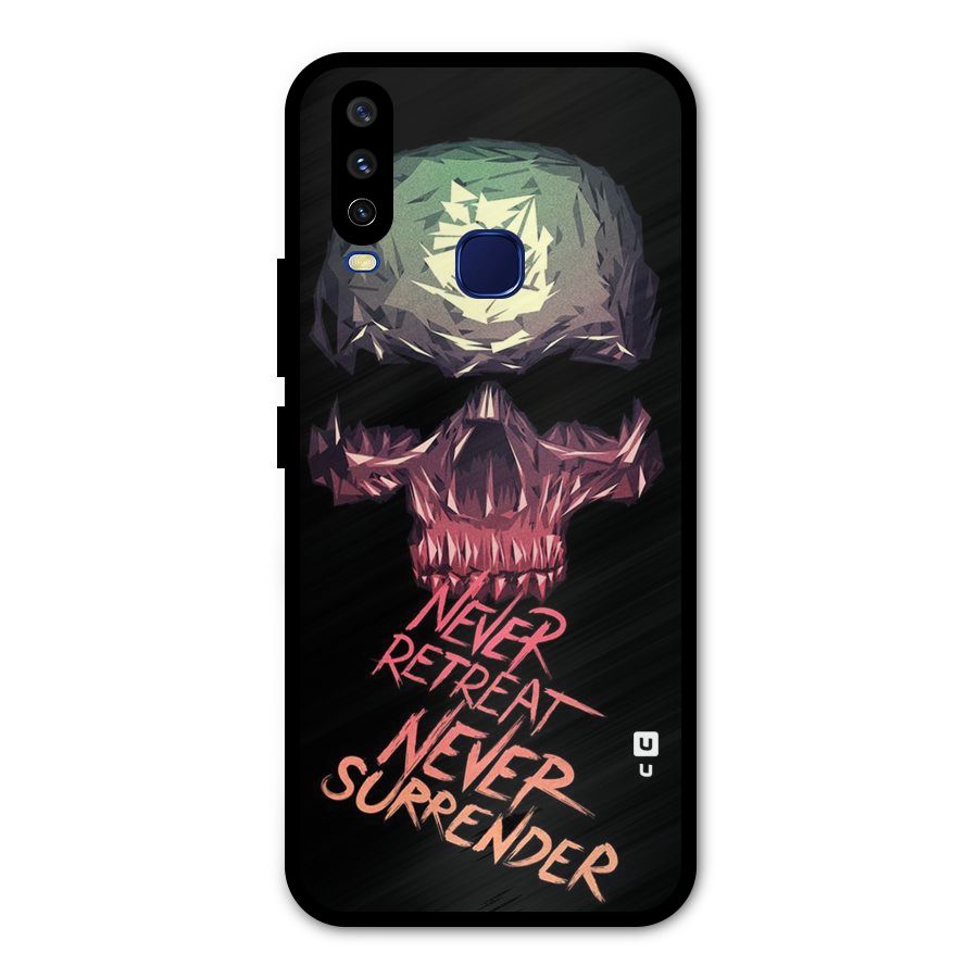 Never Retreat Metal Back Case for Vivo V17