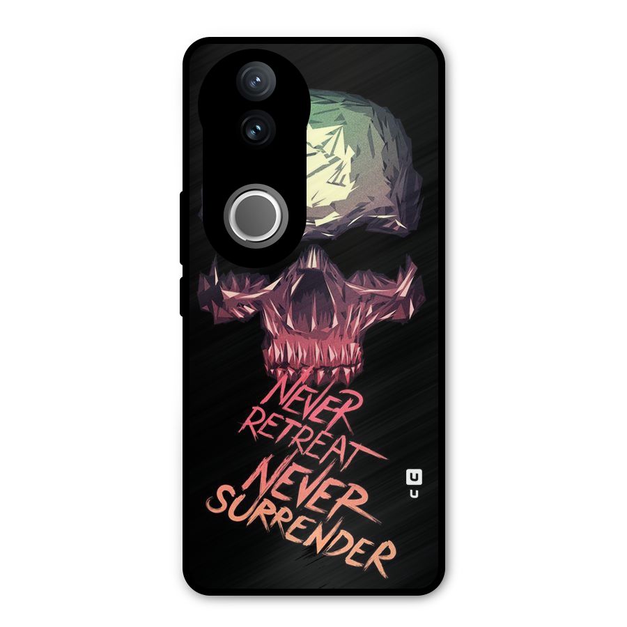 Never Retreat Metal Back Case for Vivo V50e