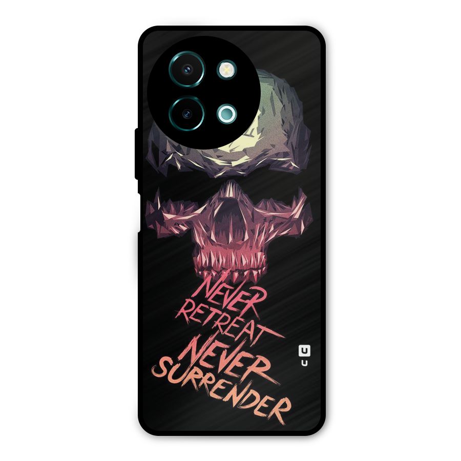 Never Retreat Metal Back Case for Vivo Y58