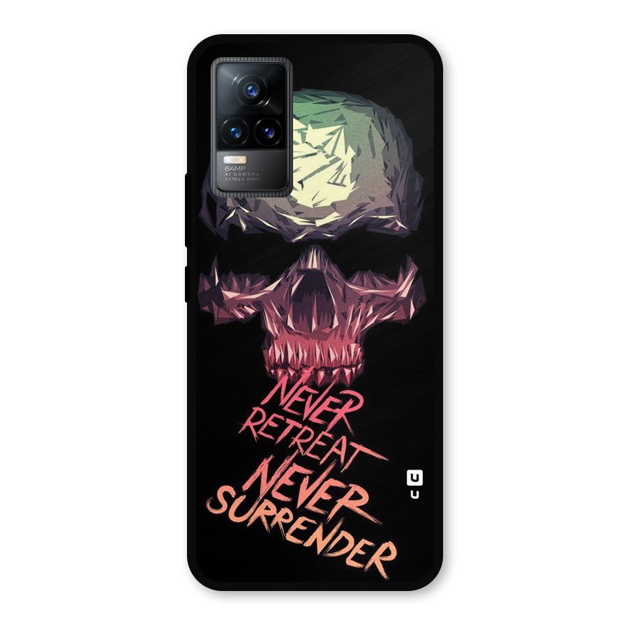 Never Retreat Metal Back Case for Vivo Y73