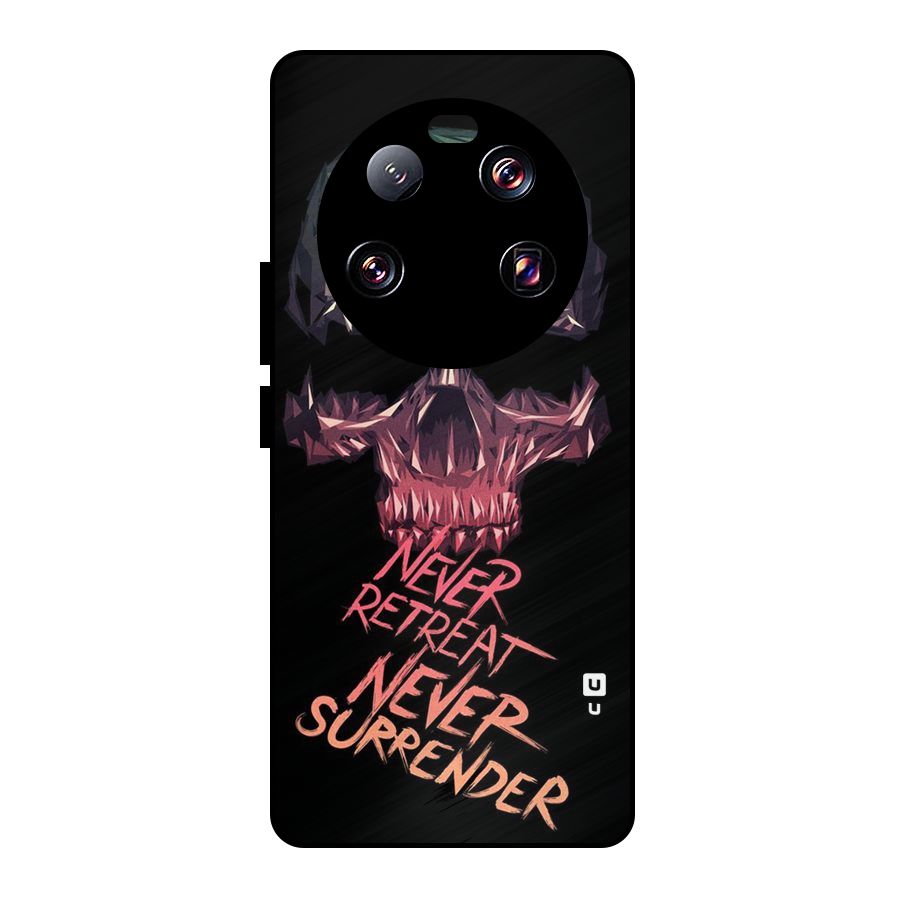 Never Retreat Metal Back Case for Xiaomi 13 Ultra