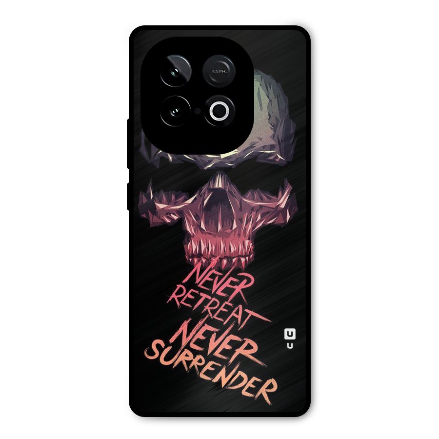 Never Retreat Metal Back Case for iQOO Neo 10