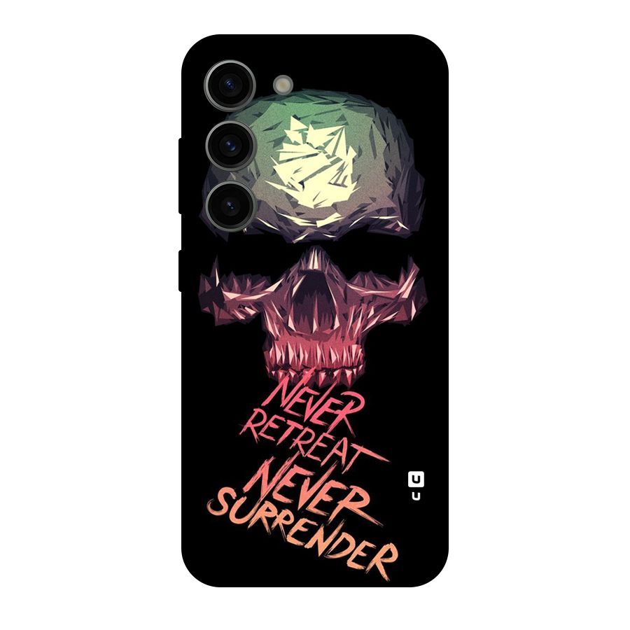 Never Retreat Original Polycarbonate Back Case for Galaxy S23