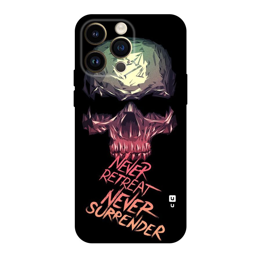 Never Retreat Original Polycarbonate Back Case for iPhone 14 Pro Max