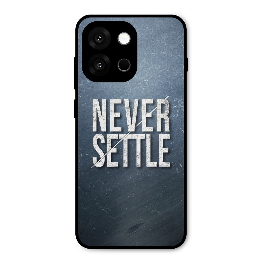 Never Settle Metal Back Case for OnePlus 13s