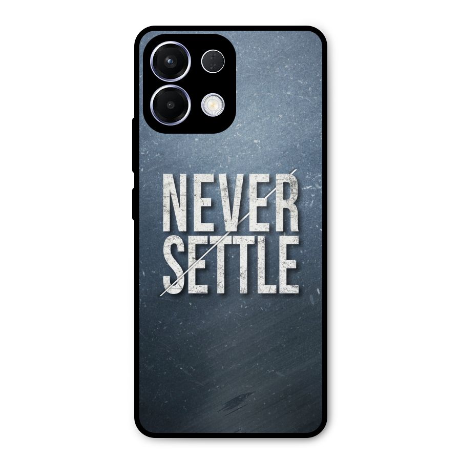 Never Settle Metal Back Case for Oppo K13