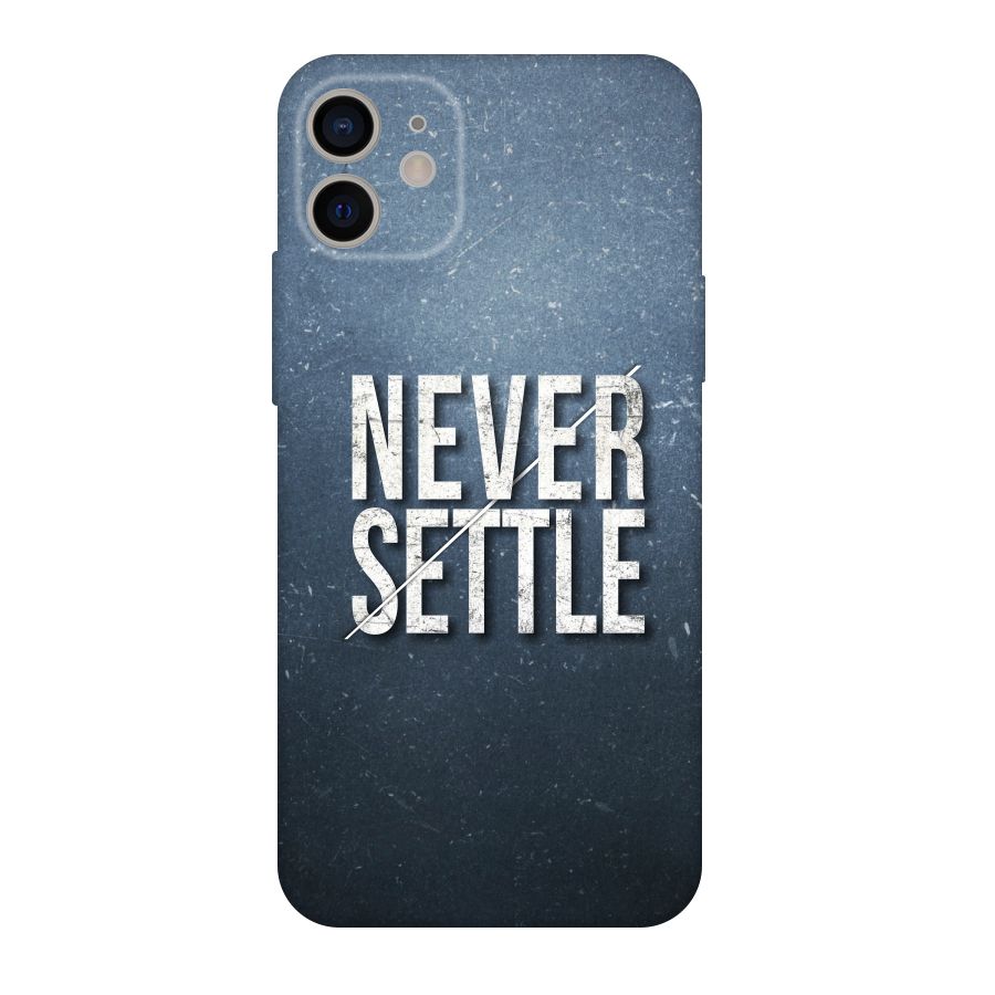 Never Settle Original Polycarbonate Back Case for iPhone 11