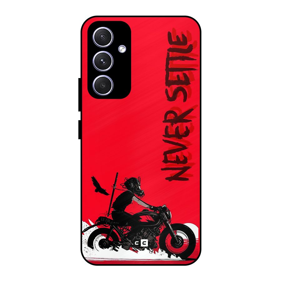 Never Settle Ride Metal Back Case for Galaxy A54