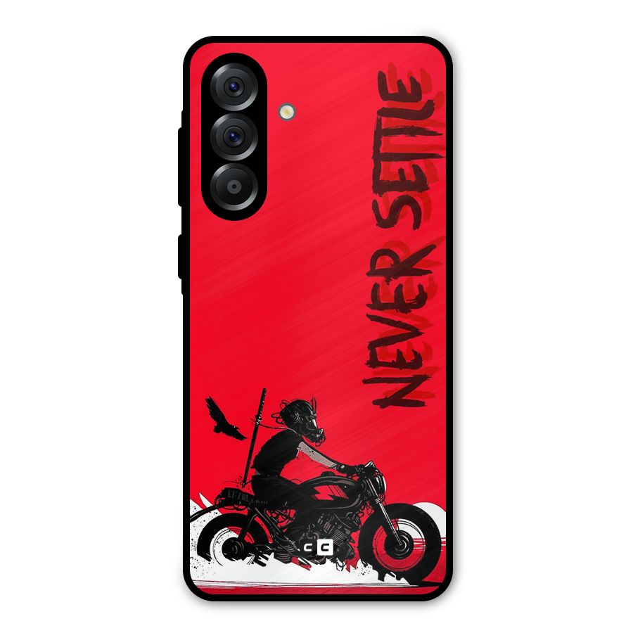 Never Settle Ride Metal Back Case for Galaxy A56