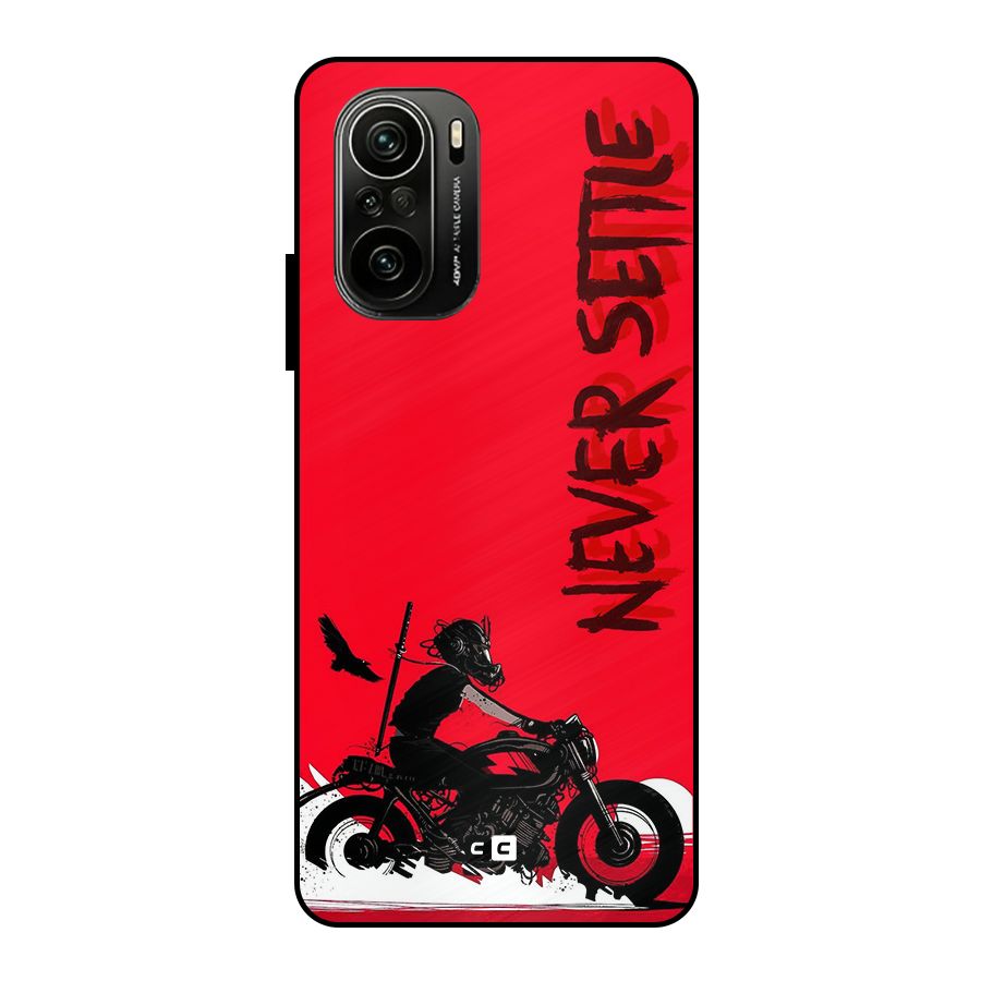 Never Settle Ride Metal Back Case for Mi 11x
