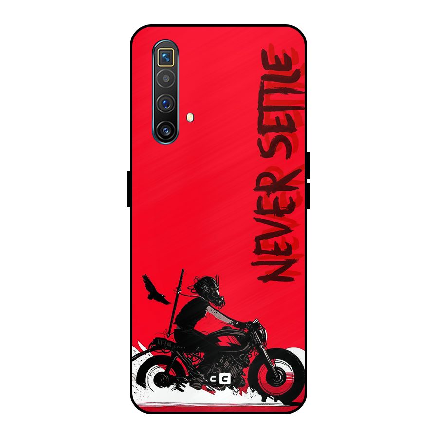 Never Settle Ride Metal Back Case for Realme X3
