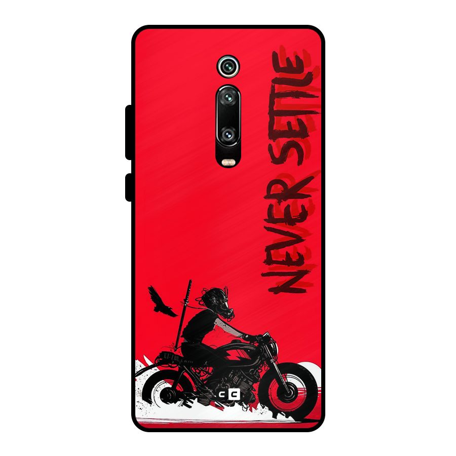 Never Settle Ride Metal Back Case for Redmi K20 Pro