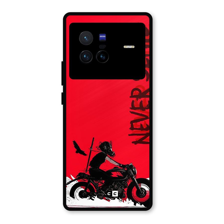 Never Settle Ride Metal Back Case for Vivo X80