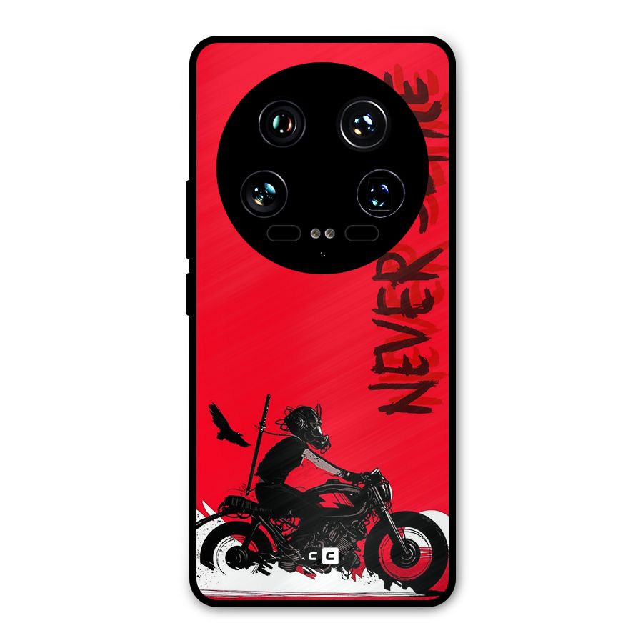 Never Settle Ride Metal Back Case for Xiaomi 14 Ultra