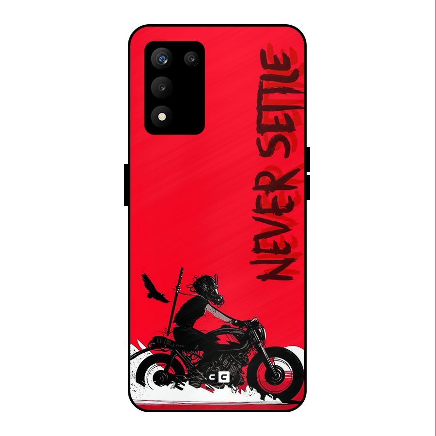 Never Settle Ride Metal Back Case for realme 9 5G SE