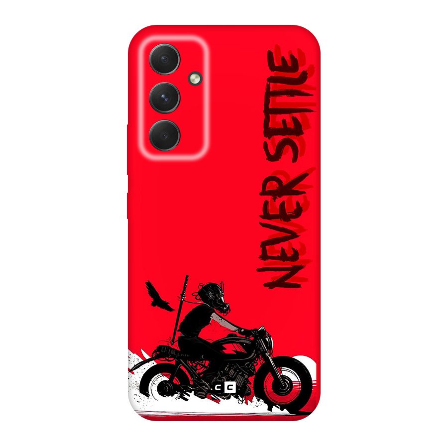 Never Settle Ride Original Polycarbonate Back Case for Galaxy A54