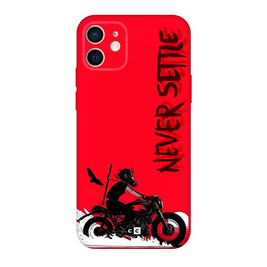 Never Settle Ride Original Polycarbonate Back Case for iPhone 12