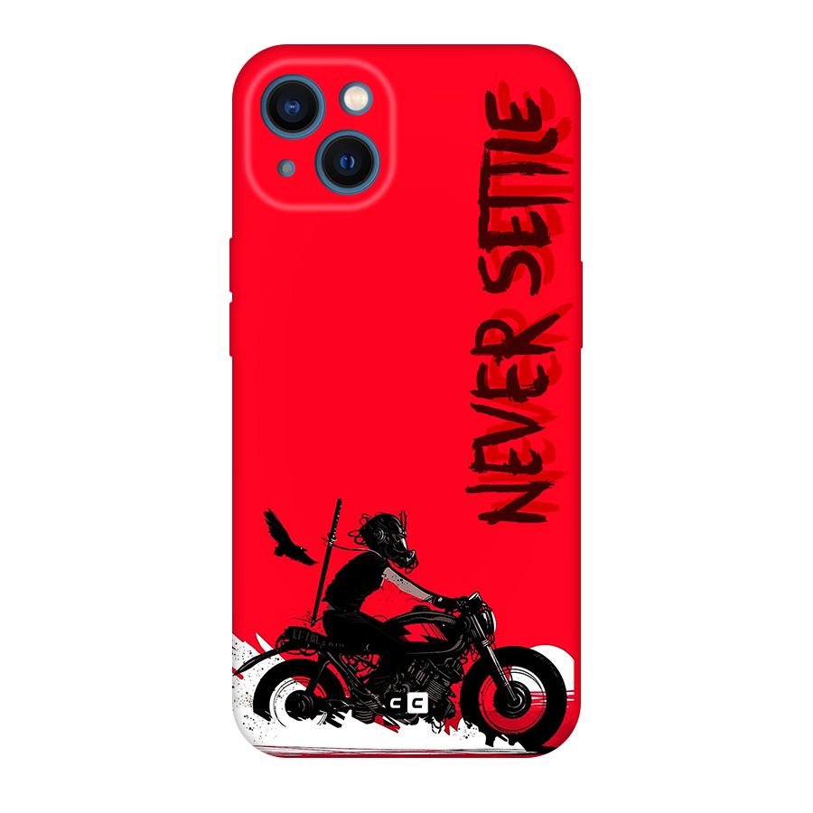 Never Settle Ride Original Polycarbonate Back Case for iPhone 13
