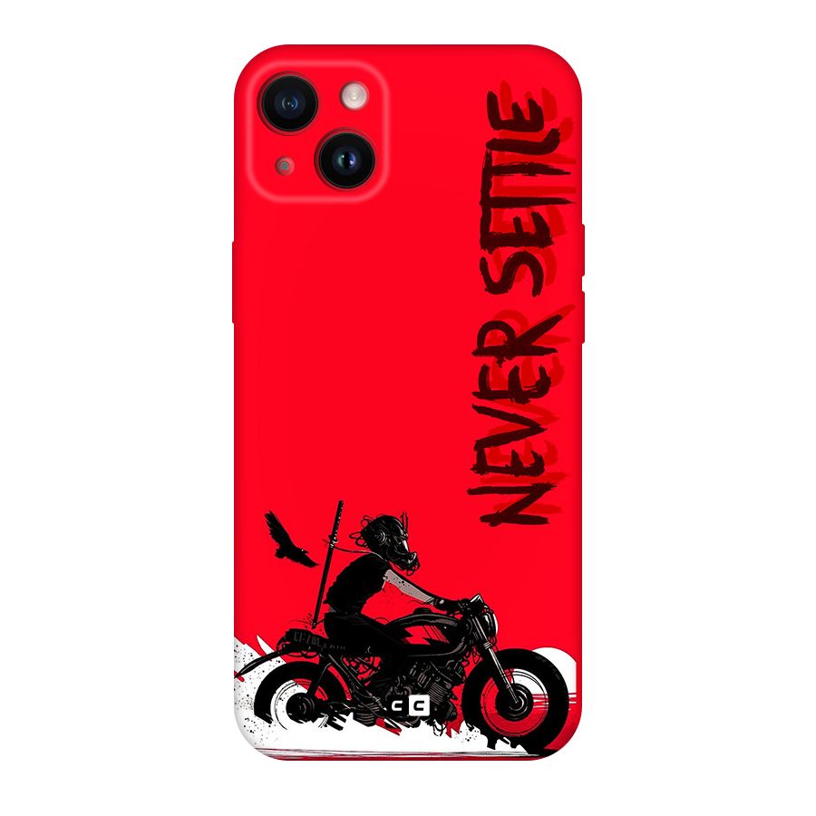 Never Settle Ride Original Polycarbonate Back Case for iPhone 14 Plus
