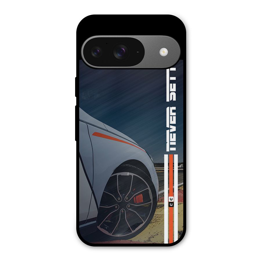 Never Settle SuperCar Metal Back Case for Google Pixel 9
