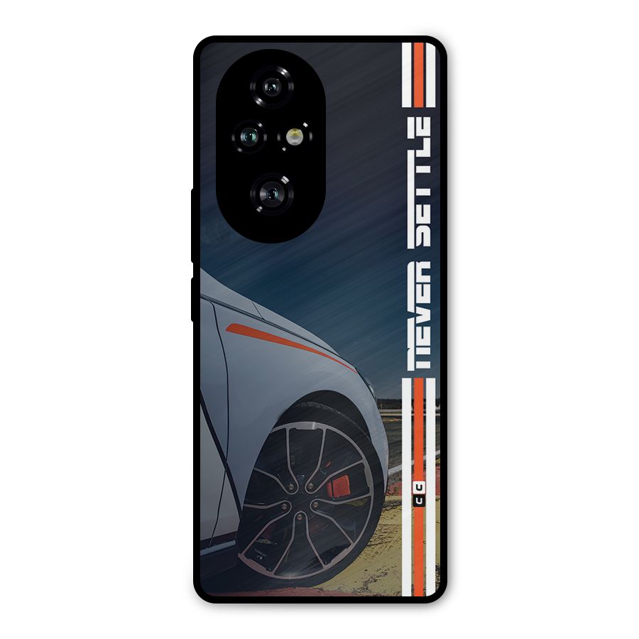 Never Settle SuperCar Metal Back Case for Honor 200 Pro