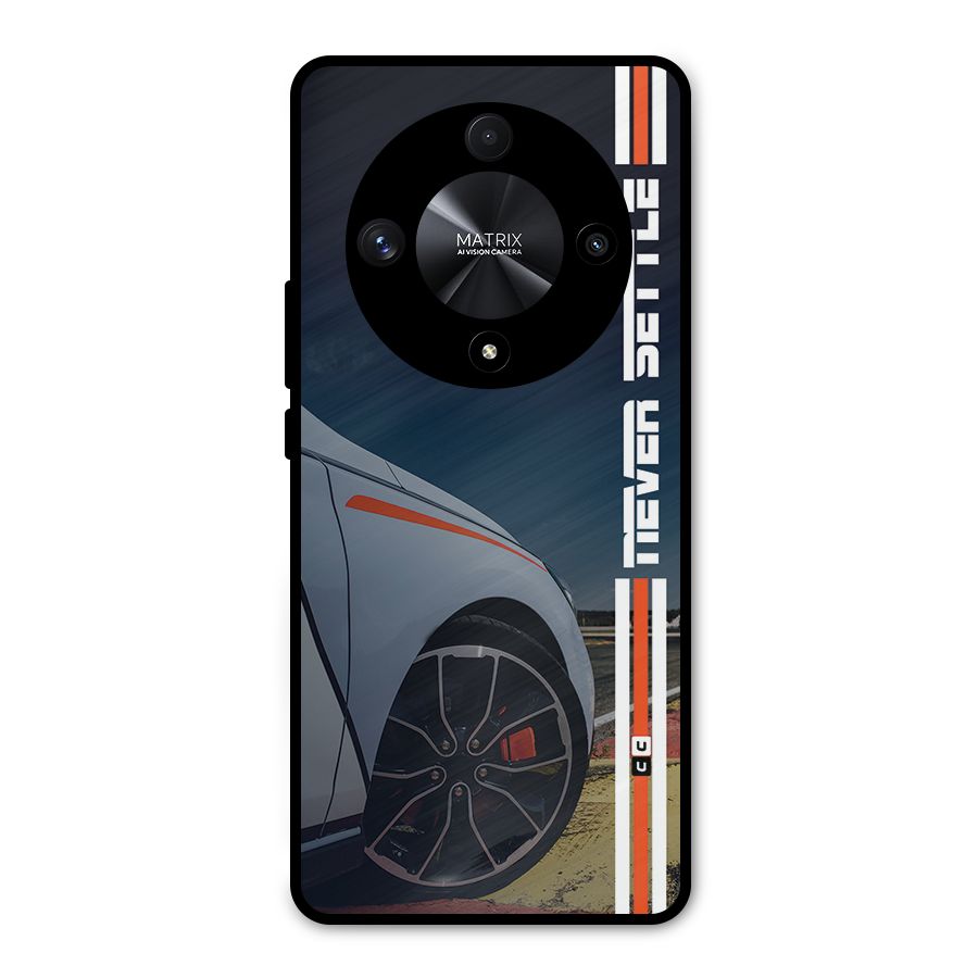 Never Settle SuperCar Metal Back Case for Honor X9b