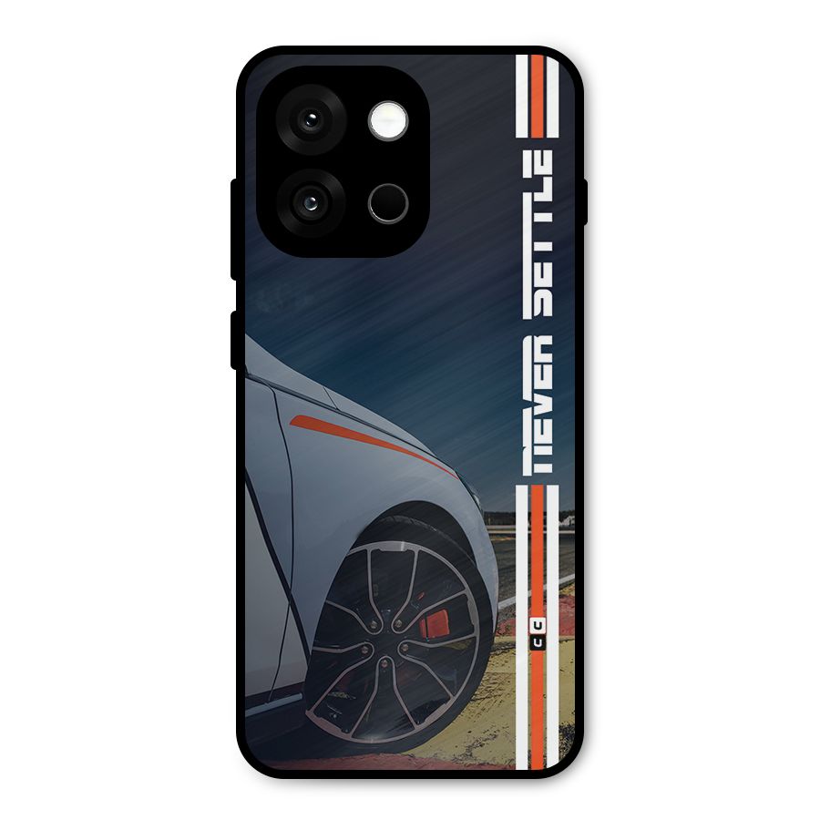 Never Settle SuperCar Metal Back Case for OnePlus 13s