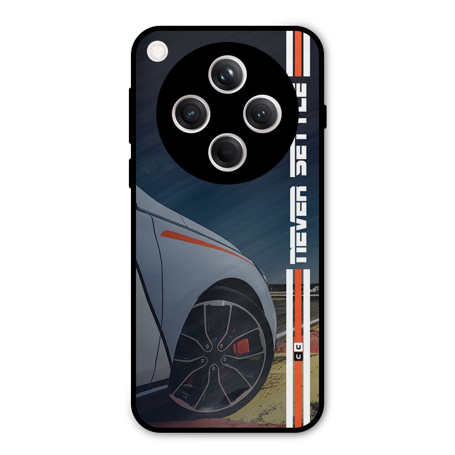Never Settle SuperCar Metal Back Case for Oppo Find X8